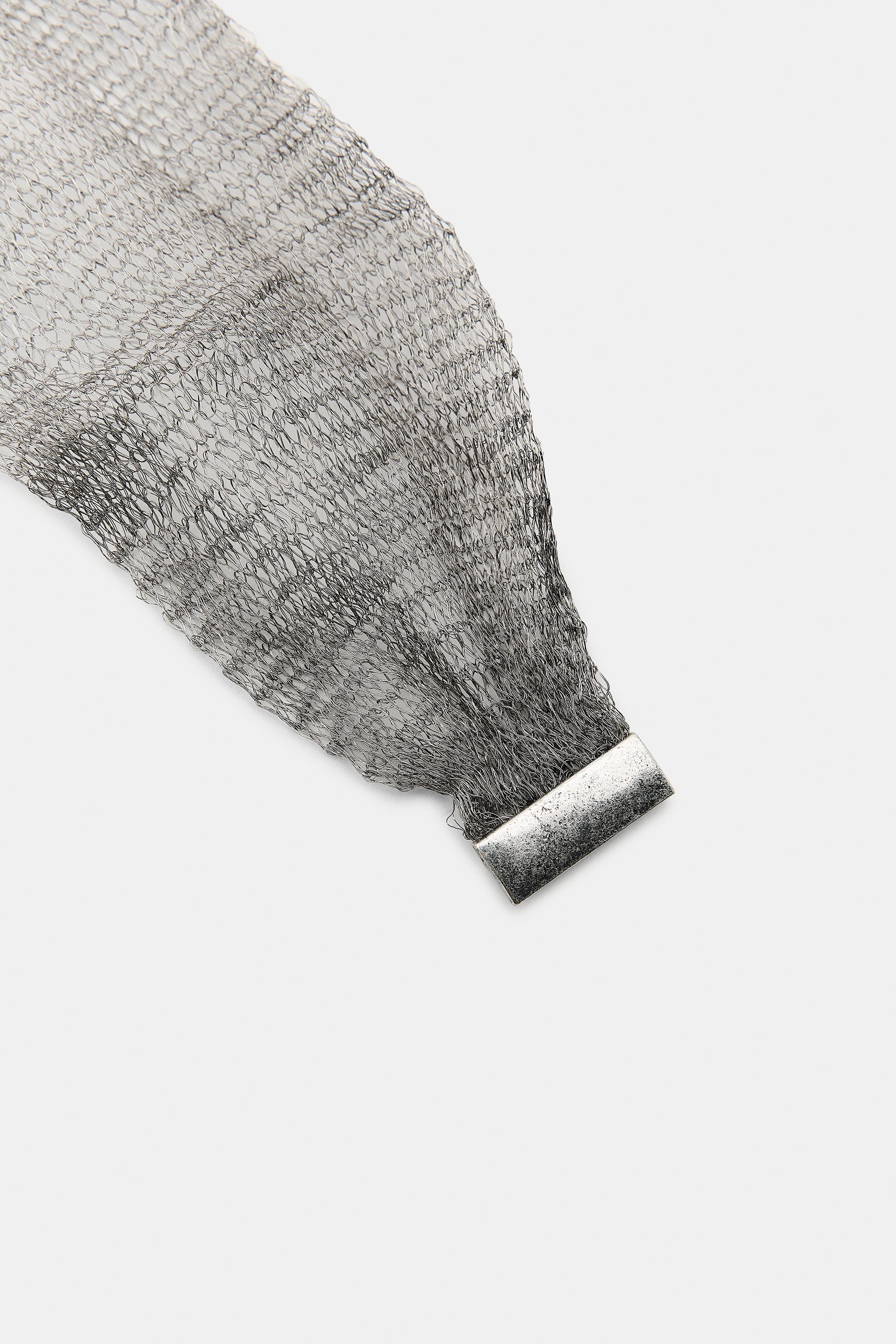 METAL MESH CHOKER NECKLACE